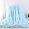 thumbnail image 3 of 1 Warm Blanket Shaggy Long Faux Fur Throw Blanket Fuzzy Lightweight Plush Sherpa Fleece, 3 of 7