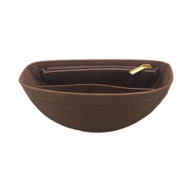 Organizador De Monedero Insertar Organizador Bolsa Forro Para Bolso De Cubo Bolsos Bolsas De Mano Cremallera De Café