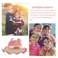 thumbnail image 3 of 1pc Niños Sunhat Encantador Dinosaurio Forma de Dinosaurio Sombrero Exquisito Sombrero de paja gorra, 3 of 7