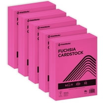 PrintWorks Bright Fuchsia Pink Colored Cardstock 8.5” x 11” - 65 lb/176 gsm - 1250 Sheets - Made in the USA - FSC® Certified - Acid-Free & Fade-Resistant - Printer & Cut Machine Compatible (00112)