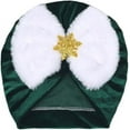thumbnail image 2 of Baby Turban Hat Christmas Velvet Baby Girl Hat Baby Beanie Baby Girls Hair Accessories for Newborn Infant, 2 of 2