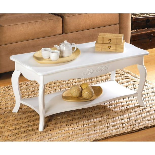 White Coffee Tables, Furniture Coffee Table Modern For Living Room