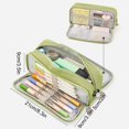 thumbnail image 6 of JoyMoreHome Pencil Case, Silicone Pencil Pouch, Pencil Case Aesthetic, Pencil Bag, Pencil Pouch for Women, Makeup Pouch, 6 of 7