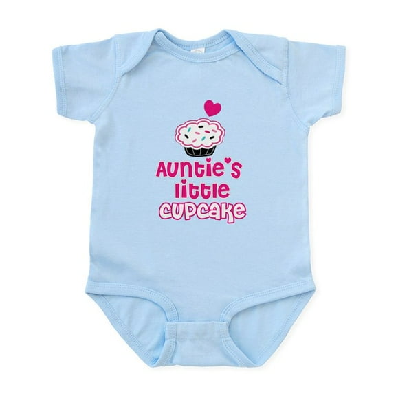 CafePress - Auntie's Little Cupcake Infant Bodysuit - Baby Light Bodysuit, Size Newborn - 24 Months