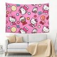 thumbnail image 3 of Hello Kitty Tapestry, Wall Hanging Tapestry, Wall Art Tapestries Poster, Home Decor For Bedroom Living Room Dorm, 60"X40", 3 of 8
