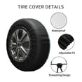 thumbnail image 4 of Kdxio Travelling on Airplane for Tire Cover Wheel Protectors Tyre Covers Weatherproof Wheel Covers Universal Fit for Trailer Rv SUV Truck Camper Travel Trailers 17 inch, 4 of 8