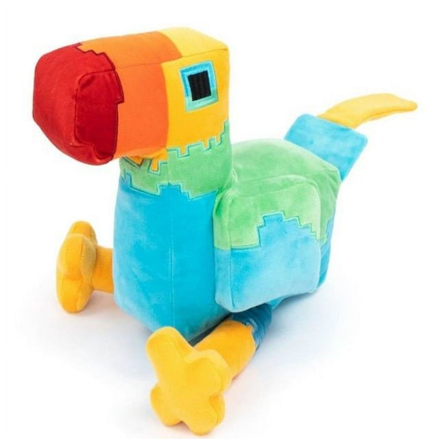 1 peluche de loro de Minecraft Legends de 13 pulgadas. JM juguetes de peluche