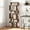 Rustic Brown, variant on 6 Tier Geometric Bookcase, Modern Room Divider and Display Shelf, S-Shaped Bookshelves and Bookcases, Wood Decorative Storage Shelving, 64" Tall Staggered Bookshelf (1, Rustic Brown)