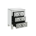 thumbnail image 3 of ACME Noralie Storage Accent Table in Mirrored and Faux Diamonds, 3 of 5
