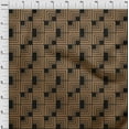 thumbnail image 4 of oneOone Cotton Poplin Light Brown Fabric Geometric Dress Material Fabric Print Fabric By The Yard 56 Inch Wide, 4 of 4