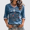 thumbnail image 3 of 9/11 25th Anniversary Shirt Womens WE Will Never Forget Tee Shirts | Lightweight Fabric, V Neck Short Sleeve Tops, American Flag, 2001-2026 25Th Anniversary Tops, Patriotic Honor Tee Shirt,2XL, 3 of 5