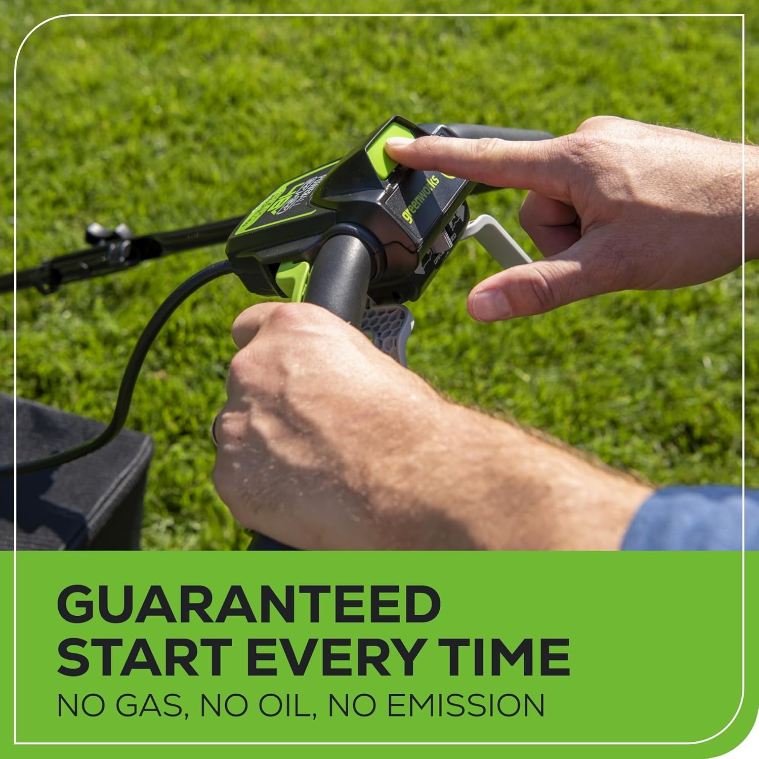 Greenworks 2 x 24V 21" Brushless Cordless (Self-Propelled) Lawn Mower + Blower (320 CFM) + 12" String Trimmer, (2) 5.0Ah Batteries and Charger Included (75+ Compatible Tools)