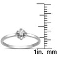 thumbnail image 5 of SuperJeweler Vintage Diamond Promise Ring In White Gold For Women, 5 of 6