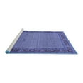 thumbnail image 2 of Ahgly Company Machine Washable Indoor Rectangle Persian Blue Traditional Area Rugs, 8' x 12', 2 of 4