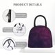 thumbnail image 4 of Balery Black Dark Blue Purple Bolsa de Almuerzo para Mujeres, Caja de Almuerzo, Bolsa de Almuerzo Pequeña Impermeable, Tote de Almuerzo Reutilizable con Gran Capacidad, 4 of 6