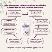 Micro Ingredients Multi Collagen Protein Powder, 2lb | Type I,II,III,V,X with Biotin, Hyaluronic Acid, Vitamin C - Unflavored Collagen Peptides