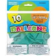 thumbnail image 2 of Unique Industries Latex 12" Emerald Green Solid Print Birthday Balloons, 10 Count, 2 of 2