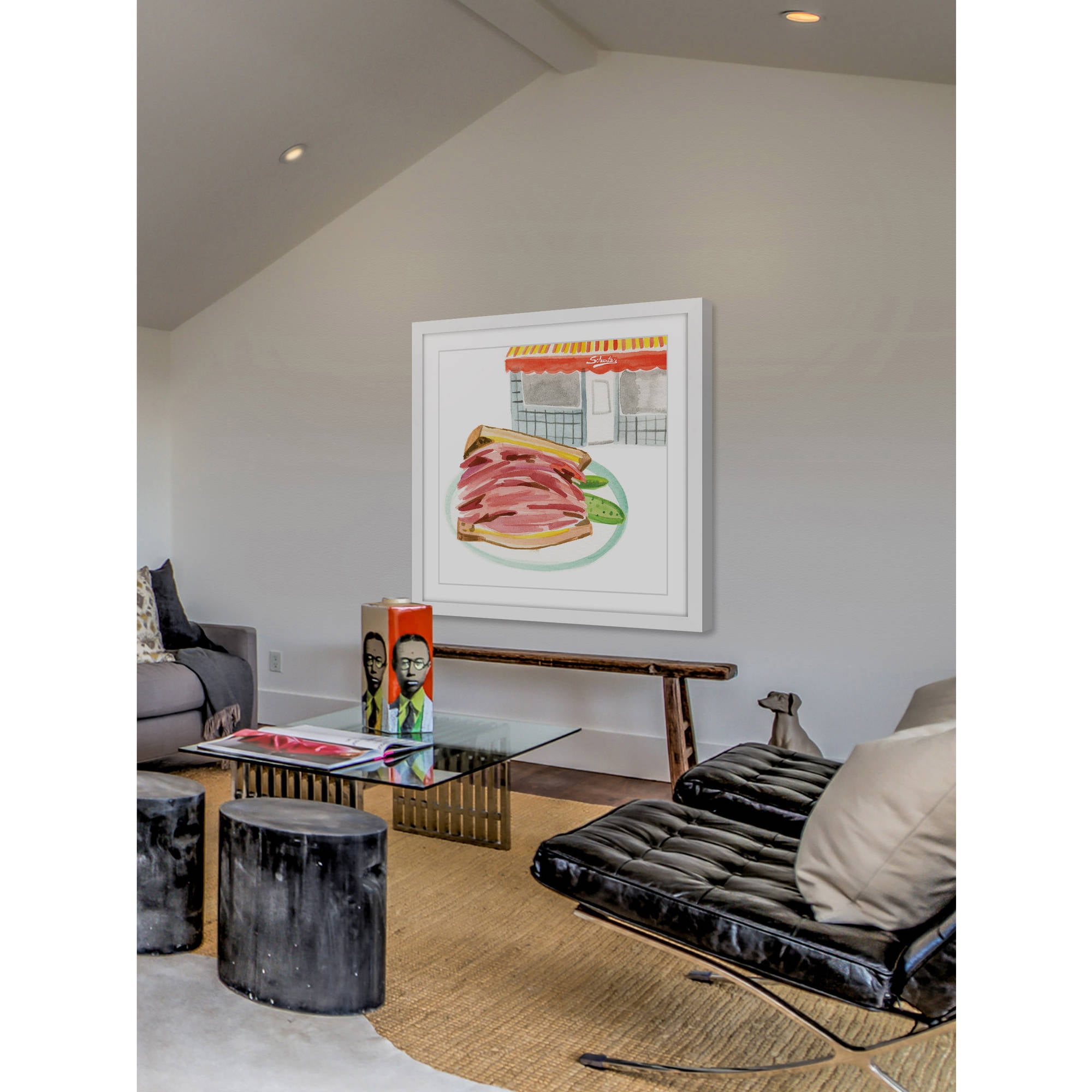 Marmont Hill "Schwartz's" by Molly Rosner Framed Painting Art Print