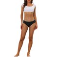 thumbnail image 2 of NOMADIC NOOK Women's Underwear Mid-Rised Hipster Panties 2 Packs 3X-Large Black4, 2 of 4