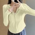thumbnail image 7 of Lmueinov Women's UPF 50+ Sun Protection Hoodie Jacket Full Zip Long Sleeve with Thumb Holes Slim Fit Lightweight UV Shirts for Outdoor Hiking, S-XXL, 7 of 7