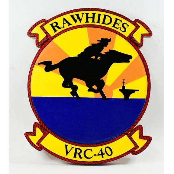 VRC-40 Rawhides Plaque