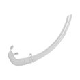 thumbnail image 2 of Classic Wet Snorkel Black Basic Snorkel Tube Equipment 41cm Breath Blanco shamjiam Snorkel húmedo de buceo, 2 of 6