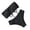 Black, variant on JoveMarine Women's Bandeau Two-Piece Bikini Set, Strapless with Padded Cups, No Underwire, Summer Beach Swimsuit, Trendy Bikini Sets for Women,Black L