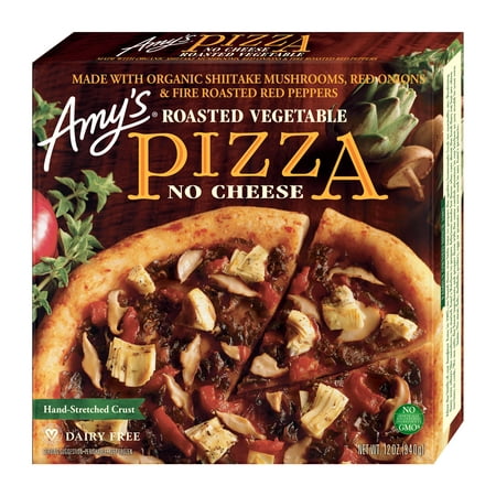Amys Roasted Vegetable No Cheese Frozen Pizza - 12oz