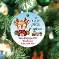 thumbnail image 3 of A Very Special 2025 Christmas Ornament - Personalized Lion Gift for Grandson, Custom Year & Name Lion's First Xmas Ornament, 3 of 6