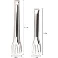 thumbnail image 4 of Stainless Steel Serving Tongs - 2 Pack Cooking Tongs Set For Barbecue, Cooking, Salad, Grilling, And Frying YGWL, 4 of 5