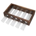 thumbnail image 3 of Hydroponic Vase, Handmade Pine Wood Frame Fine Workmanship Simple Design   Tube Plant Vase  For Home Decoration, 3 of 8
