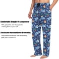 thumbnail image 3 of Top-kevin Xmas Dolphin Snowflake Pajama Pants for Men Comfort Sleep Lounge Bottoms Straight-fit with Pockets S-XXL, 3 of 6