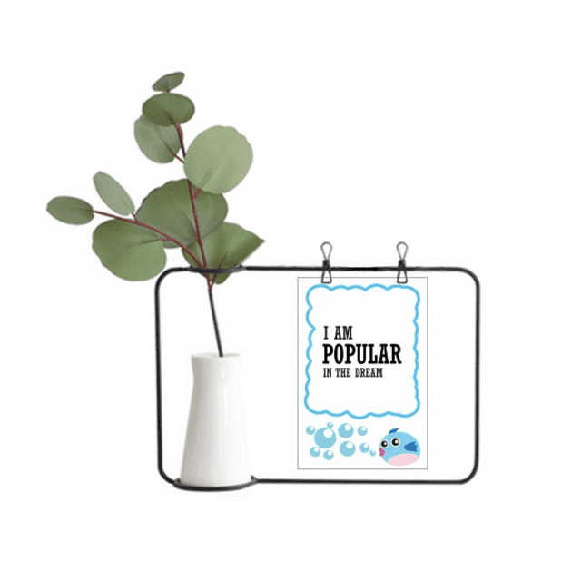 I Am Popular In The Dream Transparent Glass Hanging Vases Decoration Bottle