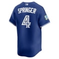 thumbnail image 2 of Chandail Réplique Alternatif pour Hommes des Toronto Blue Jays Nike 50e Anniversaire George Springer - Royal, 2 of 2