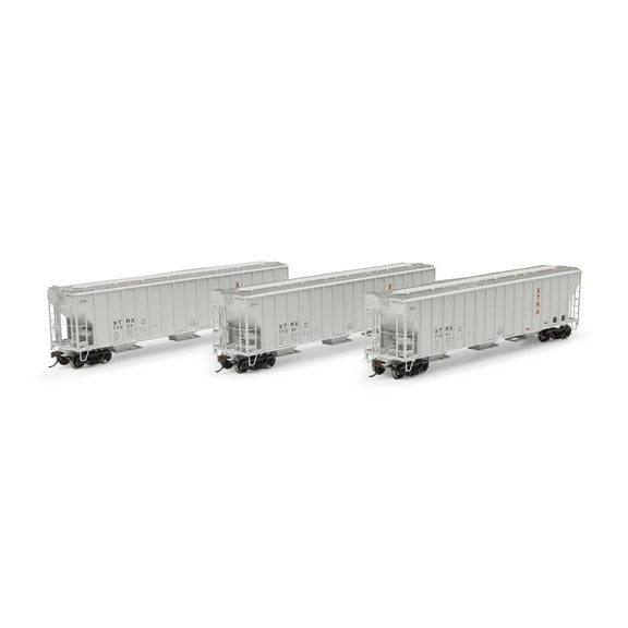Athearn HO ATH FMC 4700 Covered Hopper XTRA #77023/77035/77041 ATH-1324
