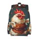 thumbnail image 2 of Disketp Chef Chicken With Beer Bottles Mochila Escolar de Gran Capacidad y Peso Ligero, Mochila de Viaje Ideal para Escuela, Trabajo y Uso Diario, Cómoda y con Estilo, 2 of 8