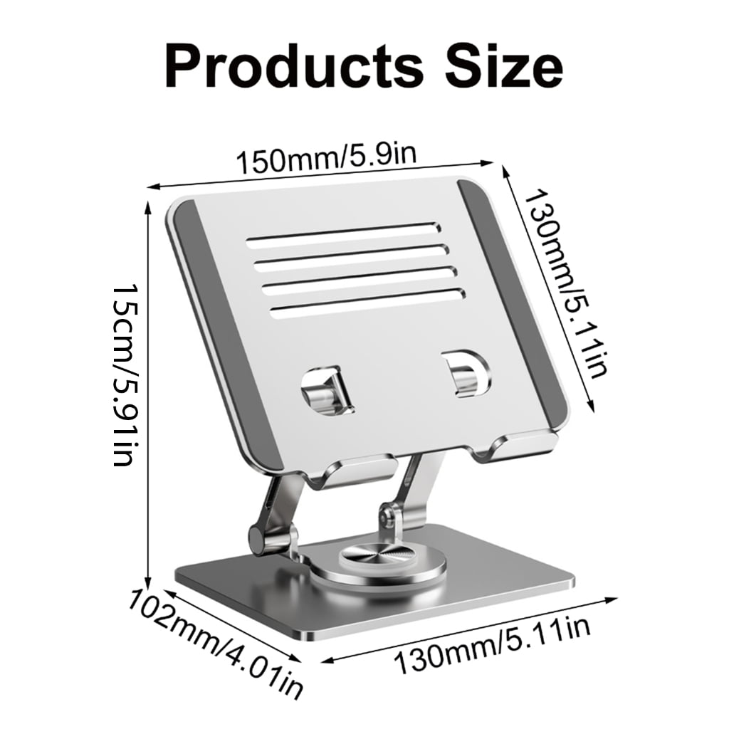 Laptop Stand Desk Adjustable Height 360 Degree Rotatable Laptop Rack Desk