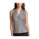 thumbnail image 1 of Calvin Klein Blusa sin mangas con lentejuelas para mujer, gris, grande Calvin Klein Sleeveless Top, 1 of 2