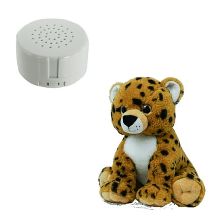 Cheetah 16 inch Plush Toy with Recorder - Eco-Friendly Interactive Gift For Valentine Day