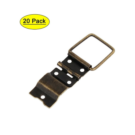 Uxcell Wood Box Furniture Cupboard Rotatable Support Hinges 38mm x 21mm 20Pcs