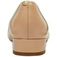 thumbnail image 2 of EASY STREET Womens Beige Removable Liner Cushioned Arch Support Comfort Caldise Almond Toe Block Heel Slip On Leather Pumps Shoes 9 M, 2 of 4