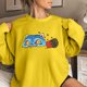 thumbnail image 5 of Moonsky Sudadera pop Demon Hun/er, sudadera Huntrix con cuello redondo, jersey de manga larga para mujer y hombre, ropa de calle, moda urbana (Amarillo M), 5 of 5