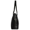thumbnail image 5 of Jack Georges Voyager Hand-Stained Buffalo Leather Shopper Tote #7803 (Black), 5 of 5