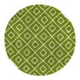 thumbnail image 3 of Unique Loom Trellis Shag Collection Area Rug - Ruth (7' 10" Round Green/Ivory), 3 of 10