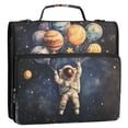 thumbnail image 5 of FORMRS Zipper Binder with Shoulder Strap 2-inch Ring 500 Sheet Capacity File Bag, Watercolor Astronaut, 5 of 5