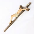 thumbnail image 5 of nvzhuang Jesus Crucifix Statue Cross Decoration Praying Religious Figurine Christ Catholic Display Resin Tabletop Home Decor, 5 of 6
