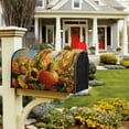 thumbnail image 5 of Fall Harvest Mailbox Covers Autumn Thanksgiving Pumpkin Mailbox Covers Magnetic Corn Sunflower Mailbox Wraps Maple Leaves Letter Box Cover 21x18 for Garden Outdoor Yard, 5 of 6