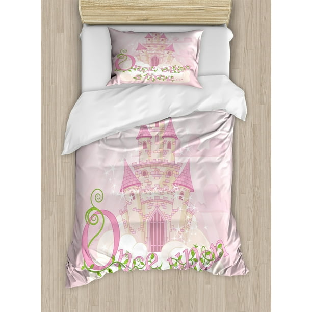 Once Upon A Time Duvet Cover Set Twin, Twin Size Princess Castle Bed