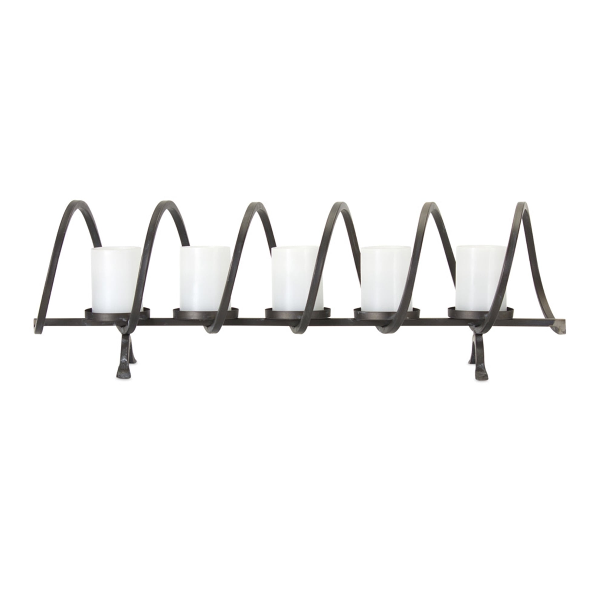 Pack of 2 Iron Twisted Design 5 in 1 Votive Candle Holder 31"