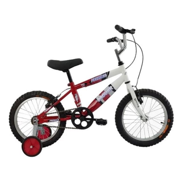 Bicicleta Infantil Para Niño BLACK PANTHER Con Ruedas Entrenadoras Rodada 16 Blanco